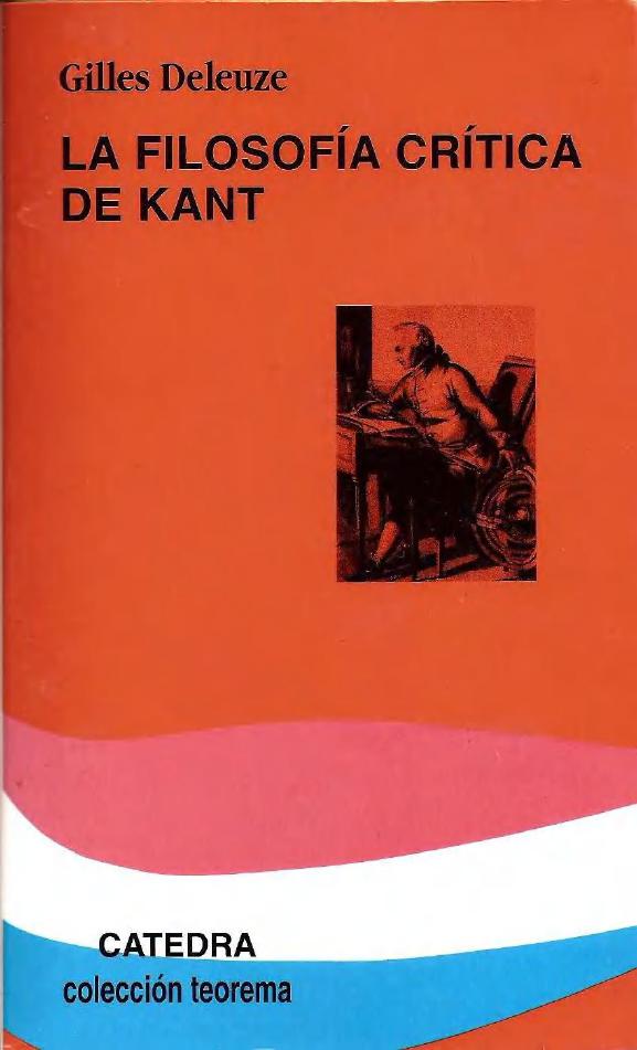 La filosofía crítica de Kant